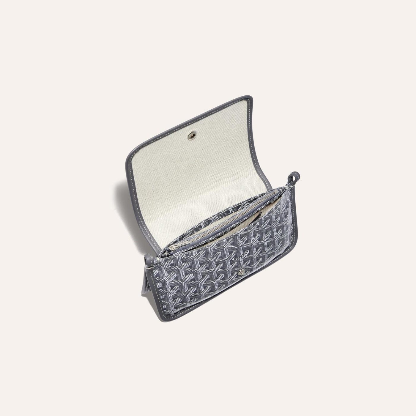 Goyard Plumet Pocket Wallet Grey - Image 4